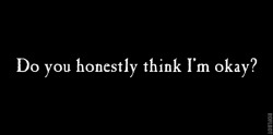 I just want to be okay