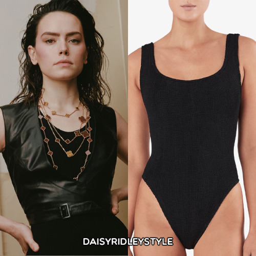 Who What Wear | February 2021Hunza G Square Neck Swimsuit in Black - $175