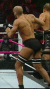 Let us all admire Antonio Cesaro as he bounces up and down! 
