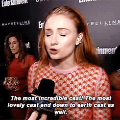 isabelleslightwoods:Sophie Turner on X-Men at the Entertainment Weekly Celebration Honouring The Scr