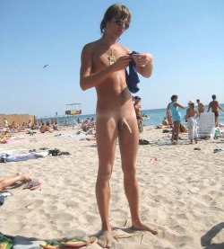 nudistbeachboys:  Check Out Nudist Beach Boys For More Sexy Nude Boys At Nude Beaches