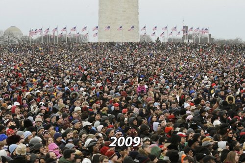 thisiseverydayracism:  thisiseverydayracism:  Trump is such a loser.  That was for the inaugural concert.  This is for the actual inauguration.    Still a loser.