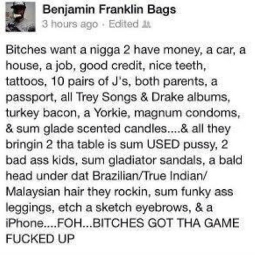 What are your opinions, Is he right Or dead wrong?