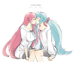 gebdraws:  After listening to the Miku version,