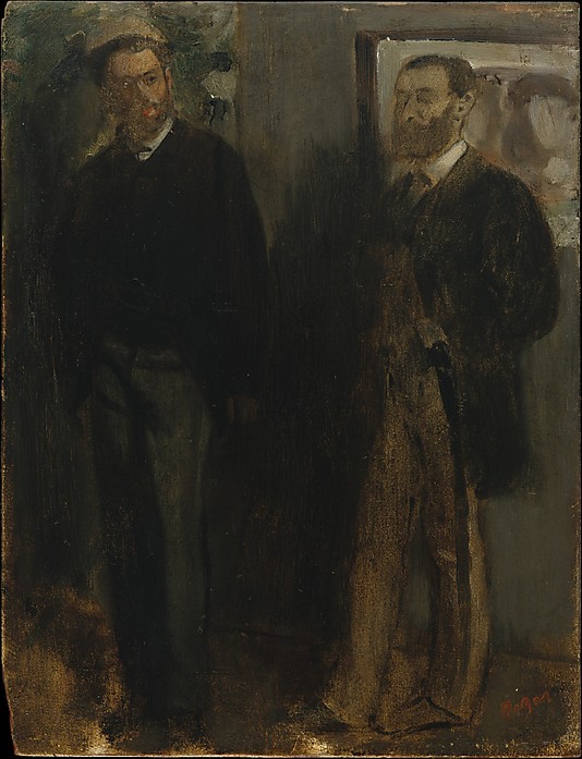 Two Men Edgar Degas