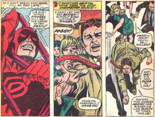 Daredevil #34, November 1967Foggy to the rescue!