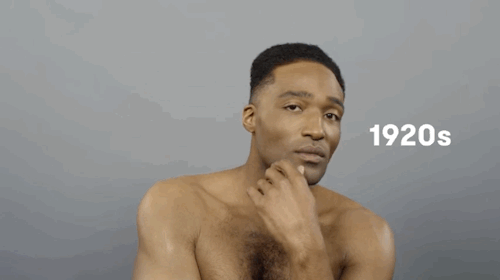 melanin-king:  nigeah:  buzzfeed:  Watch 100 Years Of Black Men’s Hair Trends In One Minute Hair and politics are always intertwined.  YES!  I never seen one with a black man 