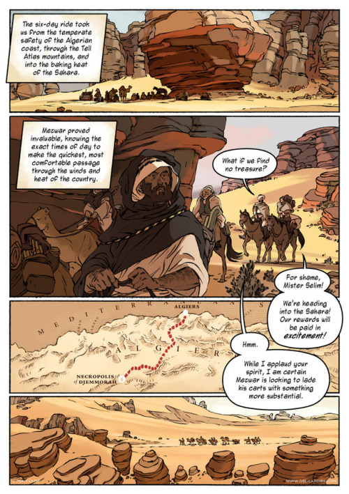 The third installment of DELILAH DIRK AND THE PILLARS OF HERCULES preview is up now! (If the book wa