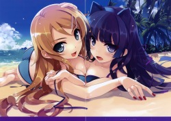 animal ears bikini cradle gap gokou ruri