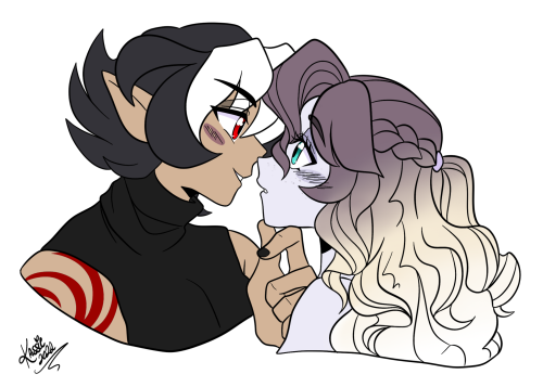 Me And @duckroulette S Bbies Baal And Iris~ :VVV