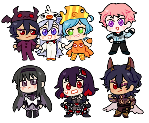 More chibi practice! Requests from Twitter!