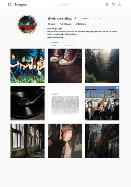 dailywilliams: Paramore + Discography + Instagram.