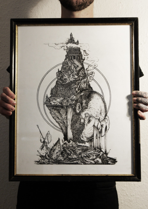 businessforsatan:  Hello everyone,Have some originals artwork on sale on my bigcartel store with artworks for Merrimack, Downfall Of Gaia…SHipping world wide.Thank you.http://businessforsatan.bigcartel.com/