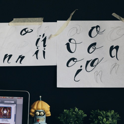 Dia De Tipografia A Mano En @weareverbal #vscocam #design #type (en No)