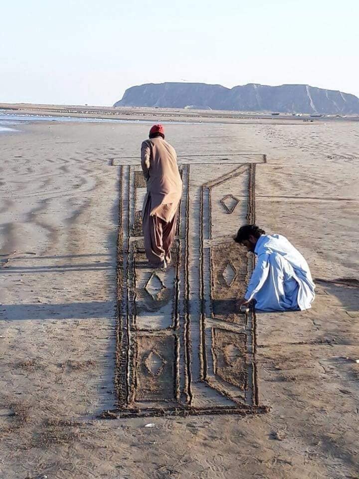 surbeat: A 3D Sand Artist from Balochistan, Pakistan.  