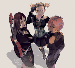 oekaki-chan: Thinking about the goth gfs