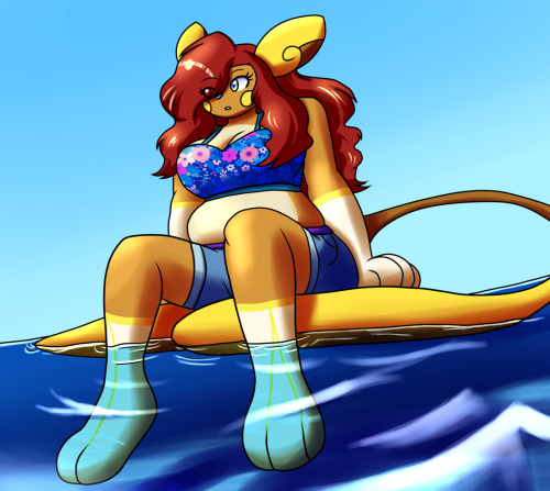 vixivulpixel:  Chillin on the water