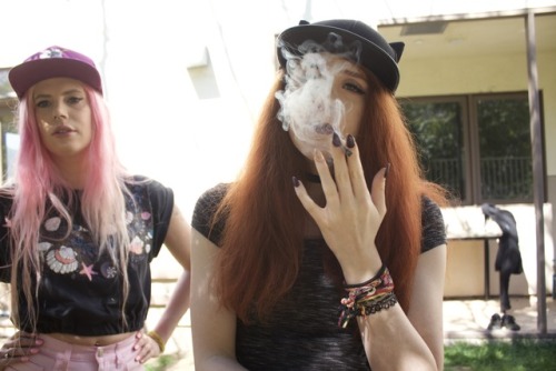 petitepotprincess:  “Spark up the lighter, Burnin’ that greenCall a firefighter, smoking like a queen.”