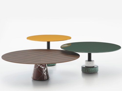 “Menhir” coffee tables designed by  Lodovico Acerbis and Giotto Stoppino for A