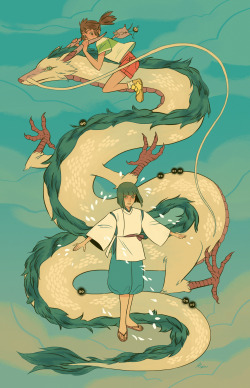 sarakipin:Spirited Away print! 