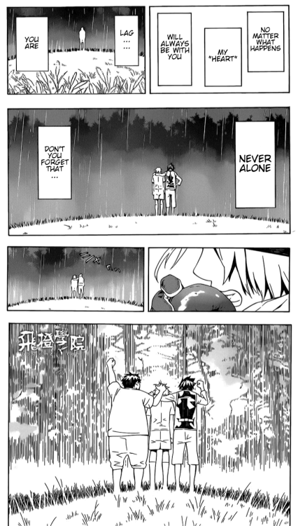 usagixusagi:  I translated and typesetted the highlight of chapter 89… The final bit of Zazie’s letter to Lag, as well as Connor’s ‘letter’, a healthy apple.