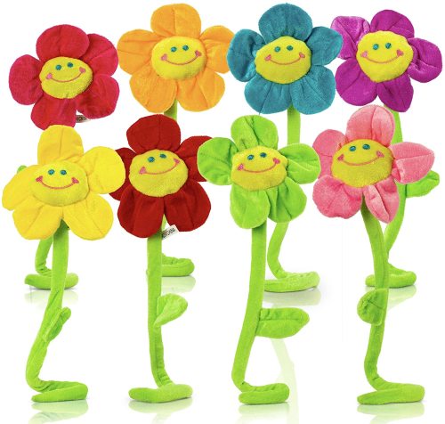 plush flowers with bendable stemssource 1, 2.