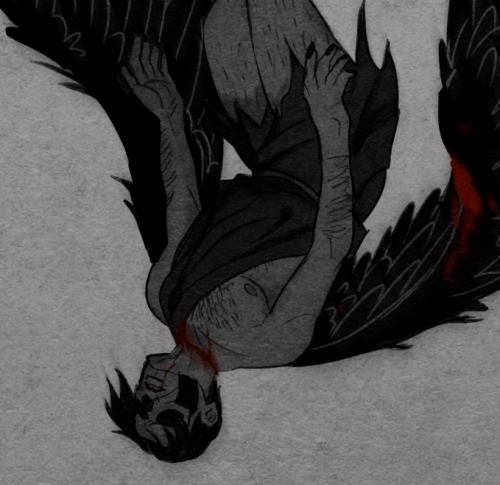 Blackened Feathers Falling Down...