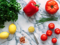 vegan-yums:  Raw Spicy Tomato & Red Pepper