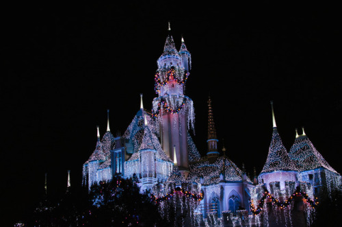 Christmas decorations now at DisneylandInstagram