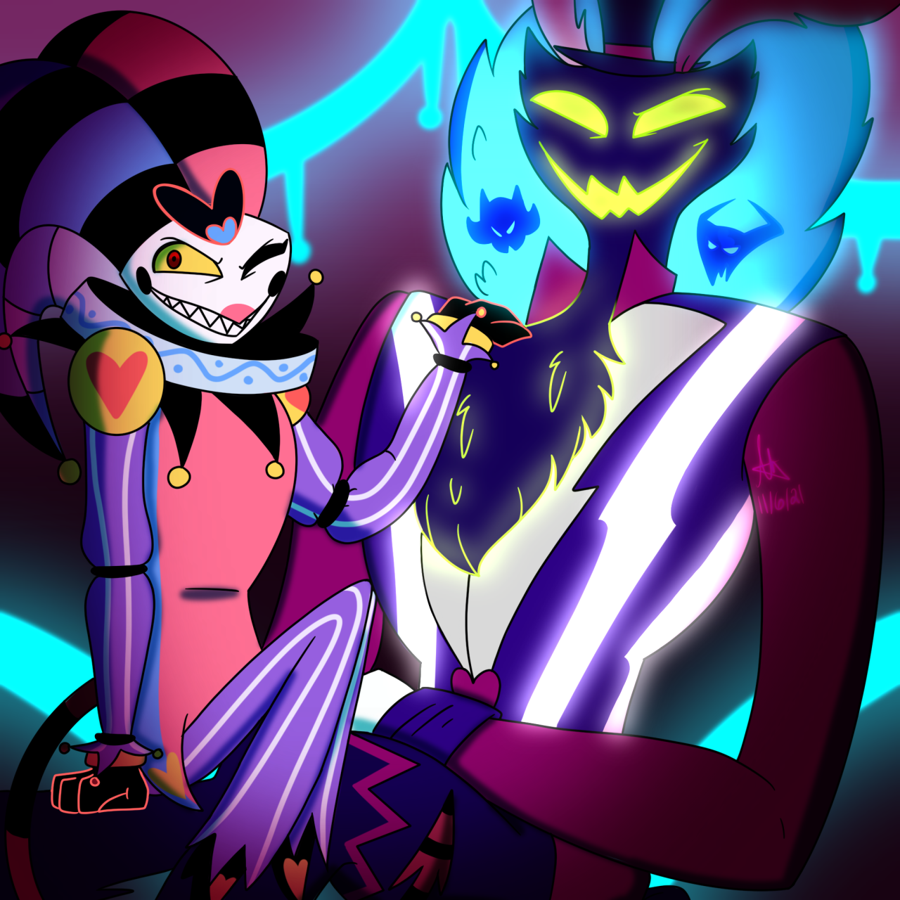 Welcome To ArtMama’s Domain!! — Cherri Bomb (ft Angel Dust) So, I drew