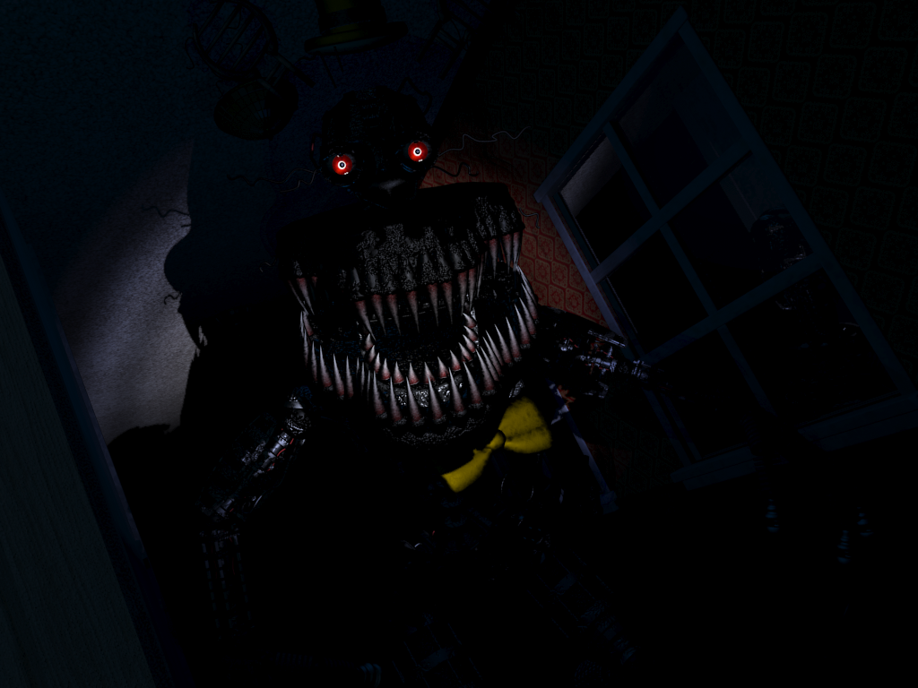 Nightmare Foxy, Jump scare, five Nights At Freddys 4, animatronics,  Nightmare, five Nights At Freddys, know Your Meme, Internet meme, Monster,  Gaming