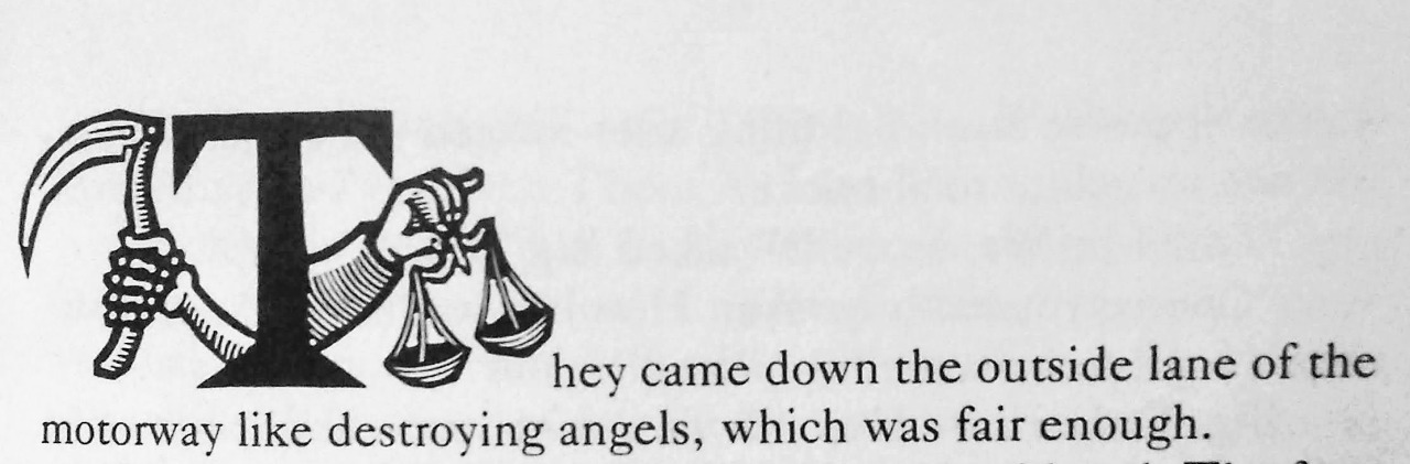it occurs to me that many fans have never experienced the illuminated-capital illustrations