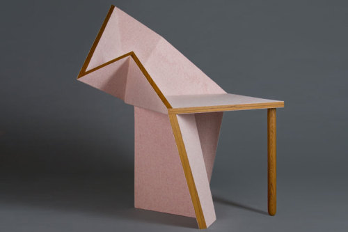 ‘oru’ chair, cabinet, and mirror | aljoud lootah