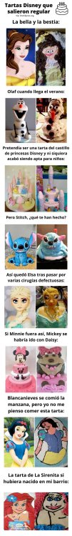 riomuyfuerte:Tartas Disney que salieron regular