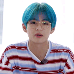 Taehyung X Blue Hair For @jkvjimin[ Cr: 0613data, Namuspromised ]