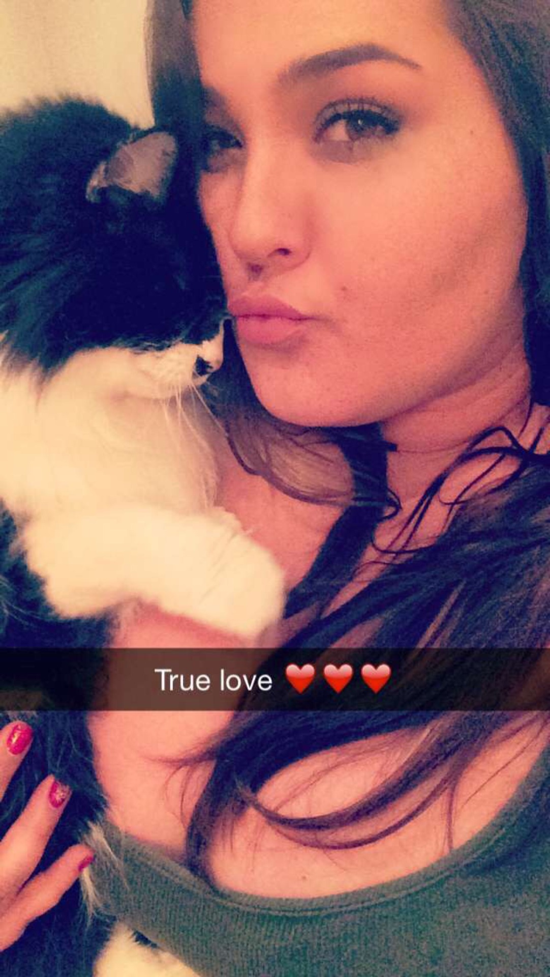Booger wanted in on my selfie session too. ðŸ˜¸ðŸ“·â¤ï¸