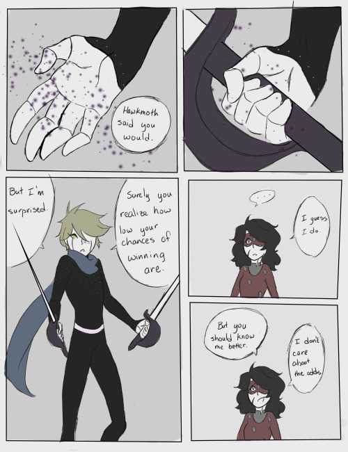 naptillmorning:A short little comic based on the idea of Adrien being akumatized! Sometimes you just