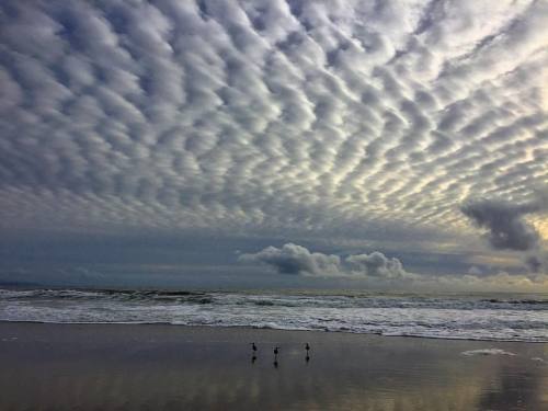 After the storms #Cloudporn #naturalbridges #kingtide #naturalbridgesstatebeach #centralcoastcalifor