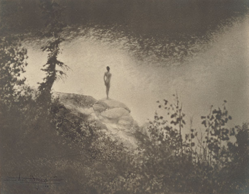 arsarteetlabore:Anne Brigman, Figure in Landscape , 1923