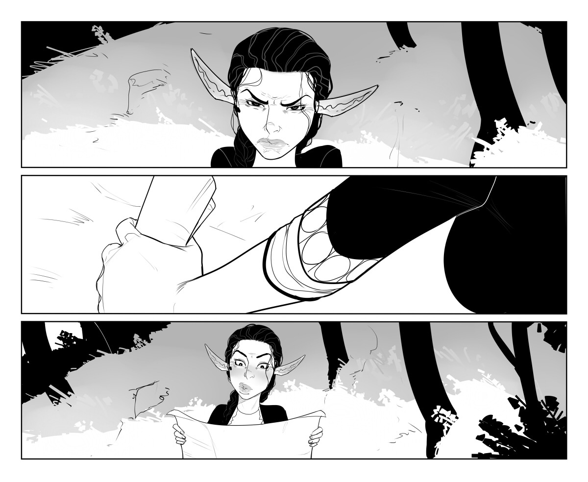 Last two pages of chapter 2. Gonna add the dialogue later.