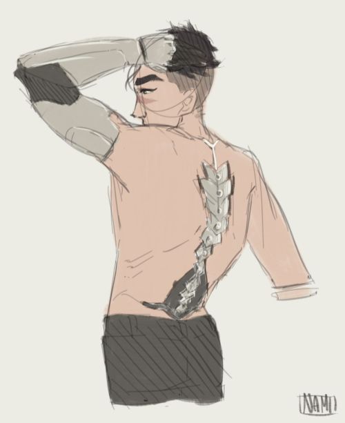 peaachami:(x) jem and snakey said ‘what if shiro had a metal spine too’ and i lost 
