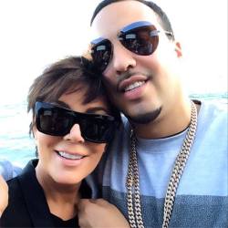 never thought id see French Montana and kris jenner in the same pic together. awwwl well