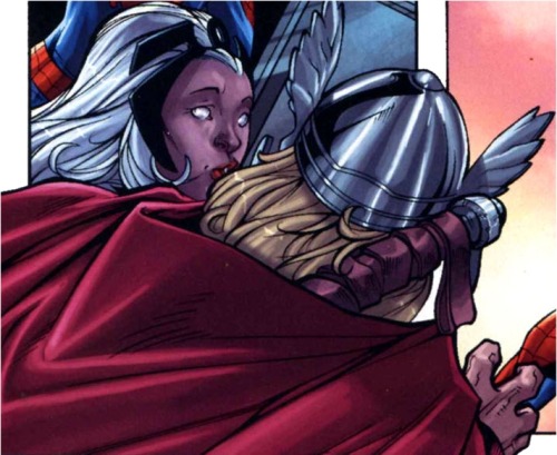 frantzfandom:stormsanctum:You can’t dodge our lightning Marvel Adventures making Thororo a pairing i