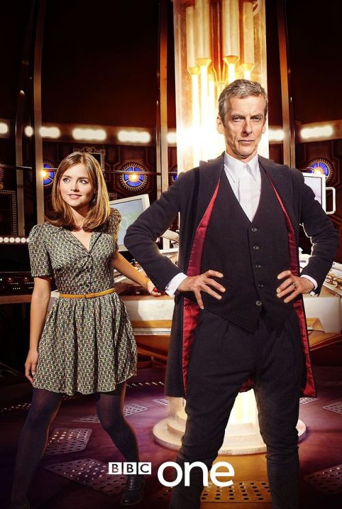 brilliantfantasticgeronimo:  linnealurks:  classic-whovian-spinster-aunt:  clarabosswald:  goodbye i’m gone bye  #perhaps it’s the fact that twelve has a pose all about power and control while clara is all demure #he looks straight into the camera