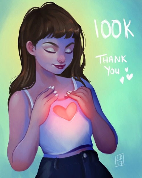 Something I drew for reaching 100K on Instagram