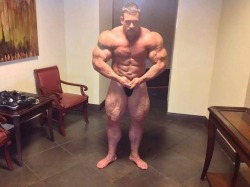 Ryan Foulton standing at 5'11" and 285lbs