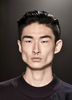 kuroikami:  Neil Barrett SS ‘15 | Sang Woo Kim 