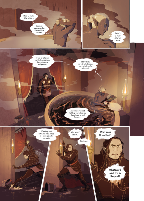 Long time no art, but here’s a small comic with Heidrek and Dorn being idiots again. I’ve had the sc