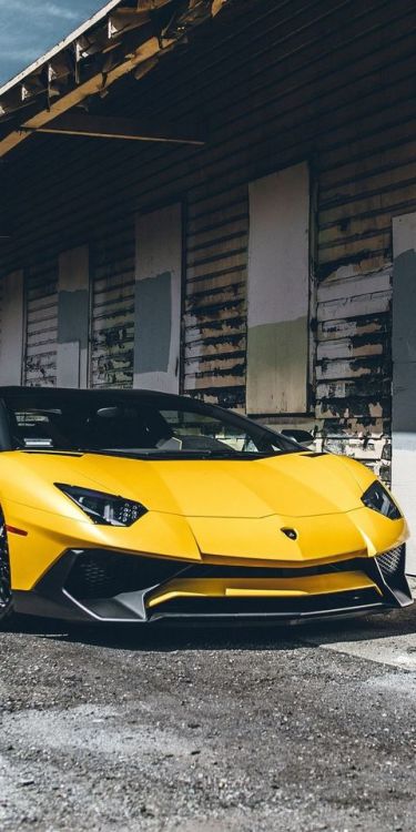 Yellow, Lamborghini Aventador, sports car, 1080x2160 wallpaper @wallpapersmug : ift.tt/2FI4i