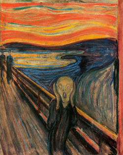 violaceae:  i saw edvard munch’s the scream